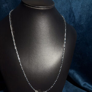 Cordão Cartier Cubinho 2mm - Prata 925