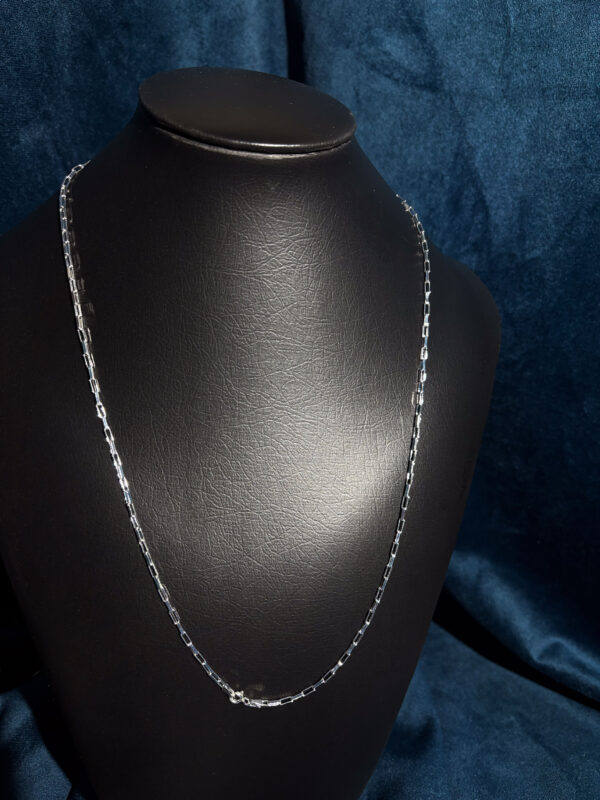 Cordão Cartier Cubinho 2mm - Prata 925