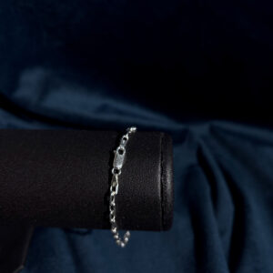Pulseira Cadeado 2,5mm - Prata 925