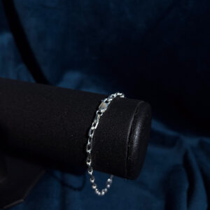 Pulseira Cadeado 3,5mm - Prata 925
