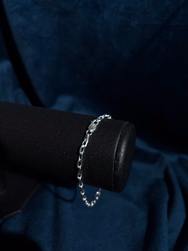 Pulseira Cadeado 3,5mm - Prata 925