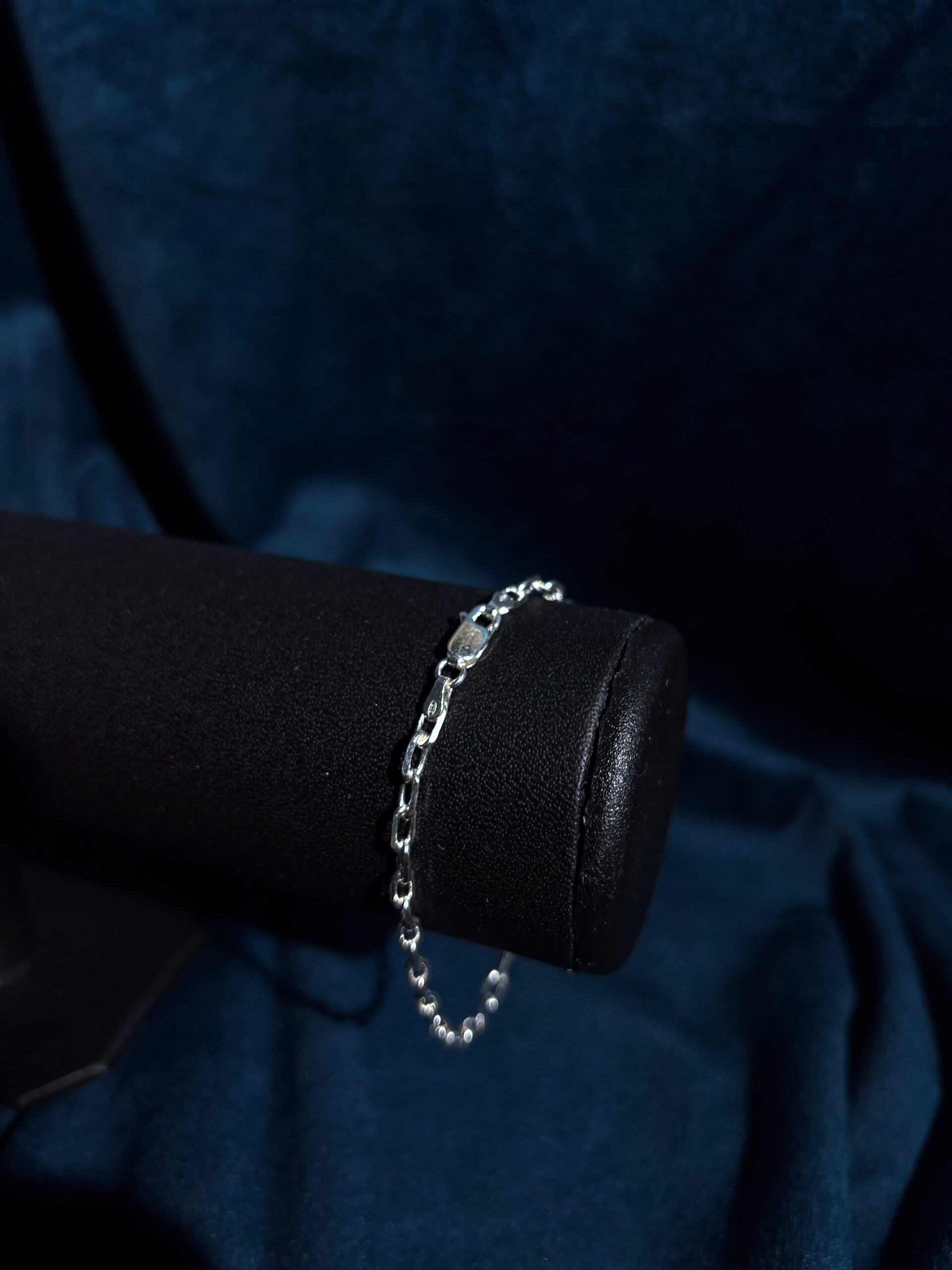 Pulseira Cadeado 3,5mm - Prata 925